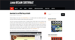 Desktop Screenshot of desainsertifikat.com